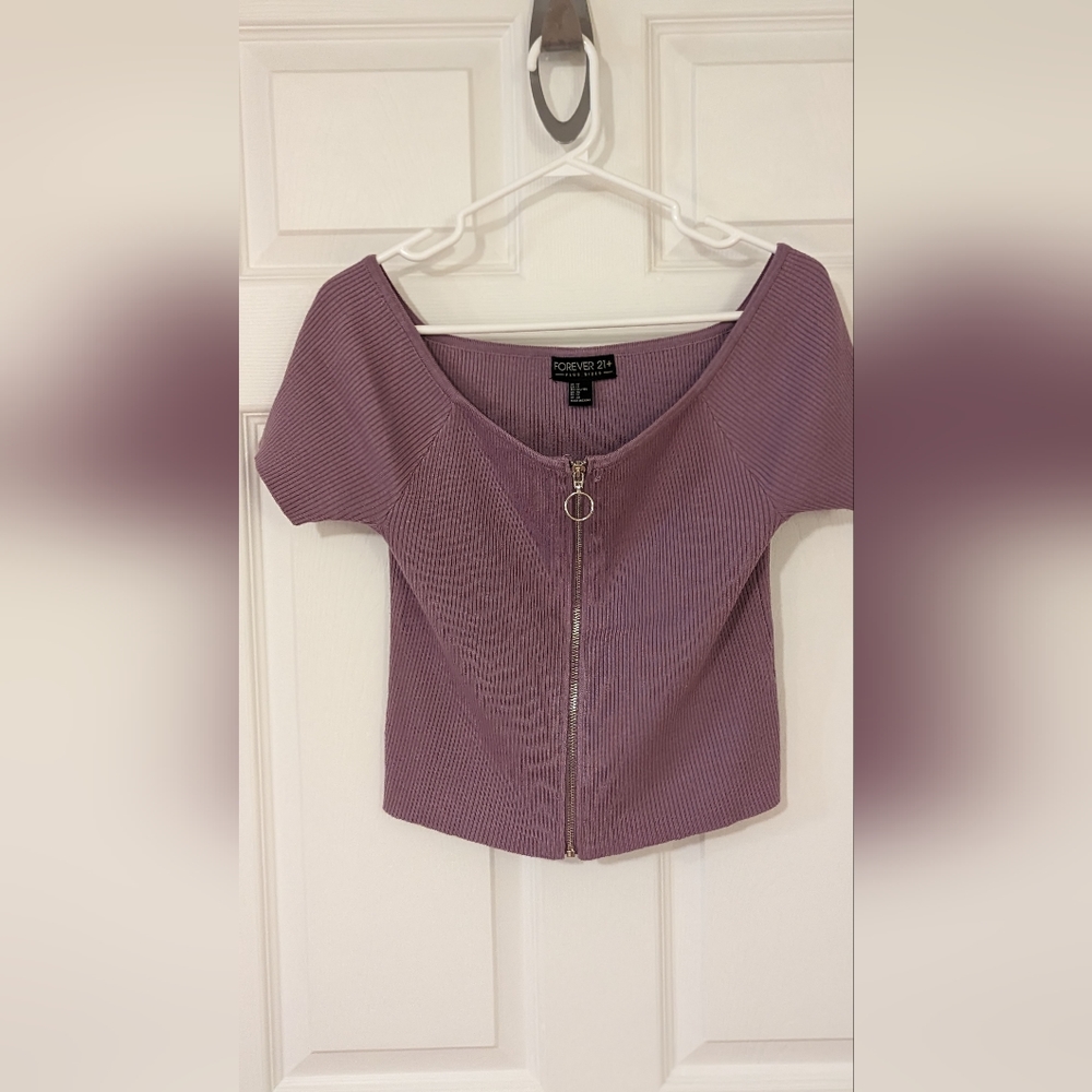 Full Zip Forever 21+ Top